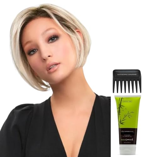Jon Renau & Christy's Wigs Bundle - 4 items: Ignite Wig Q & A Booklet, BeautiMark Synthetic Shampoo & Wide Tooth Comb - Color: 12FS8