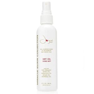 Joyce Giraud Dry Oil Shine Mist - Minimizes Frizz & Smoothens Coarse Hair, Tropical Scent, 4 Fl. Oz.
