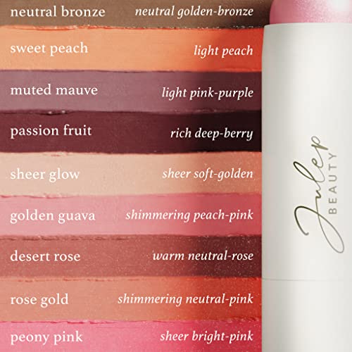 Julep Skip The Brush Cream to Powder Blush Stick Trio - Blendable and Buildable Color - 2-in-1 Blush and Lip Makeup Stick, Neutral Bronze, Sheer Glow, Muted Mauve - Image 9