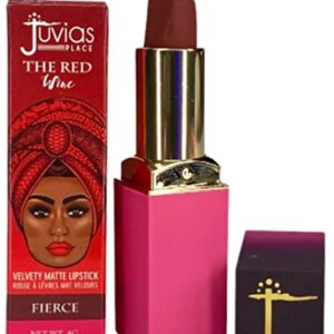 Juvia's Place Fierce Matte Lipstick Wine Reds Long-Lasting Formula 0.12 oz New Condition
