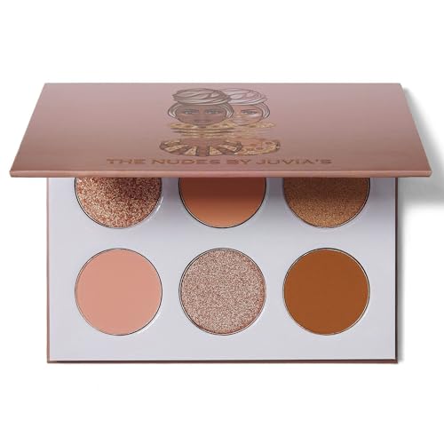 Juvia's Place Neutral Nudes 6 Color Highly Pigmented Eyeshadow Palette for Everyday Use