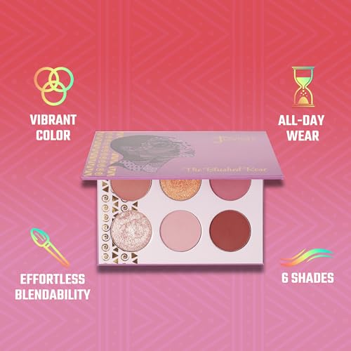 Juvia's Place - The Blushed Rose - Rosy, Pinks, Rose-Gold, Shades of 6, Eyeshadow Palette, Professional Eye Makeup, Pigmented Eyeshadow Palette, Makeup Palette - Image 3
