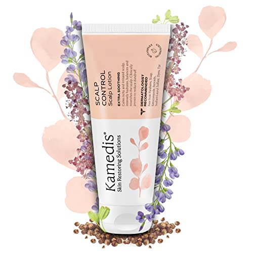 Kamedis Moisturizer Scalp Leave-On Botanical Lotion. For Dandruff Detox, Dry, Itchy, Flaky and Sensitive Scalp Skin. Over-Night Head Mask, Parabens Free. 3.38 Fl Oz. (Scalp Lotion)