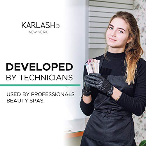 Karlash Dip Powder Kit French White Kit , USA MADE, 15ml Bottles, Bond, Top Coat, Base Coat, Activator, Crystal Clear, French/Pure White Powder, File, Buffer, Easy Nail Art Without UV Lamp Cure Nail - Image 6