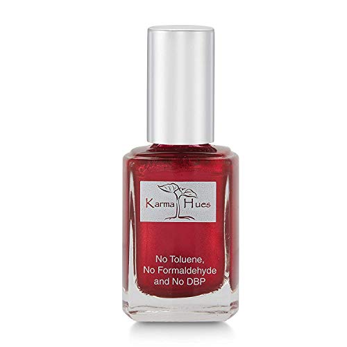 Karma Organic Natural Nail Polish-Non-Toxic Nail Art, Vegan and Cruelty-Free Nail Paint (Christmas Morning)