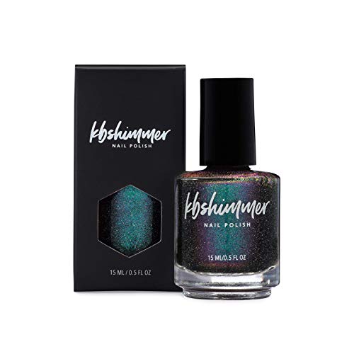 KBShimmer Universal Appeal Multichrome Magnetic Flakie Nail Polish 0.5 oz Full Sized Bottle - Image 7