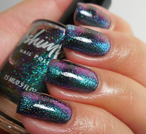 KBShimmer Universal Appeal Multichrome Magnetic Flakie Nail Polish 0.5 oz Full Sized Bottle - Image 5