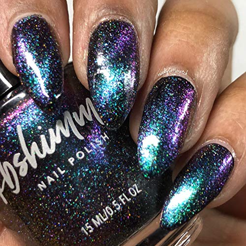 KBShimmer Universal Appeal Multichrome Magnetic Flakie Nail Polish 0.5 oz Full Sized Bottle - Image 2