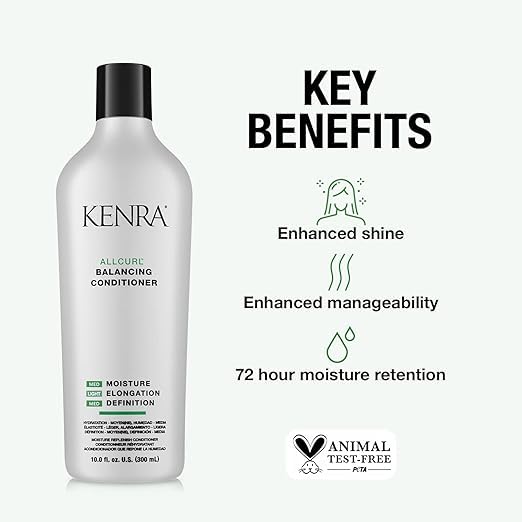 Kenra AllCurl Lightweight Defining Crème |Lightweight Curl Definer |Enhances Shine & Manageability |72 Hour Frizz & Humidity Resistance|72 Hour Moisture Retention|Wavy, Curly, Coily Hair | 3.6 fl. oz - Image 3