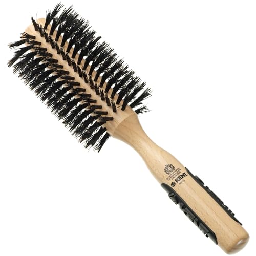 Kent 1.8 Inch Round Curling Brush Natural Boar Bristles for Short Hair