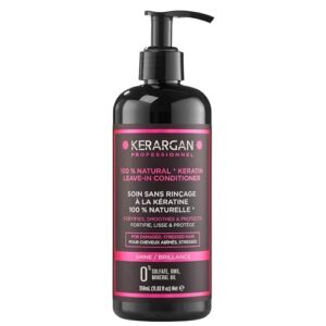KERARGAN Daily Leave-In Keratin Treatment 8.5 oz for Enhanced Shine and Hair Protection