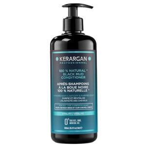 KERARGAN Revitalizing Conditioner for Oily Hair with Dead Sea Black Mud 16.9 Fl oz