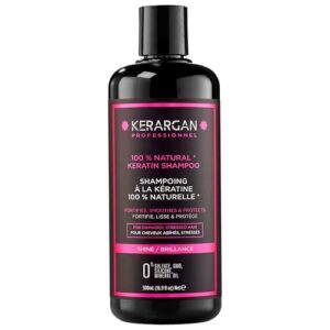 KERARGAN - Ultra Repairing Keratin Shampoo for Damaged and Stressed Hair - Strengthening, Smoothing, and Protective - Sulfate-Free, GMO-Free, Silicone-Free, Mineral Oil-Free - 16.9 fl oz
