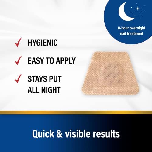 Kerasal Nighttime Renewal Fungal Nail Patches 14 Count Overnight Treatment for Healthy Nails - Image 4