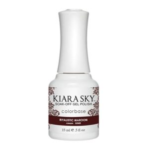 Kiara Sky Gel Polish-RIYALISTIC MAROON-G545