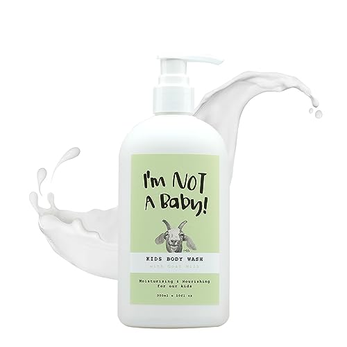 Kids Body Wash l Dermatologist Tested l PETA l Cruelty-free l Gentle for Kids l Goat Milk l Kids Body Wash l I’m NOT A Baby l 10 Fl Oz
