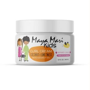 Kids Curl Cream With Coconut Oil, Curly Hair Cream, Coconut and Lime Twist, 12 oz