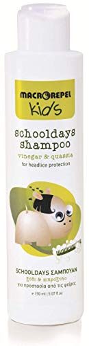 KIDS SCHOOLDAYS SHAMPOO FOR HEADLICE PROTECTION VINEGAR & QUASSIA 150 ML.