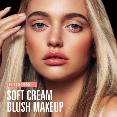 KIMUSE Soft Cream Blush Makeup, Liquid Blush for Cheeks, Weightless, Long-Wearing, Smudge Proof, Natural-Looking, Dewy Finish - Image 6