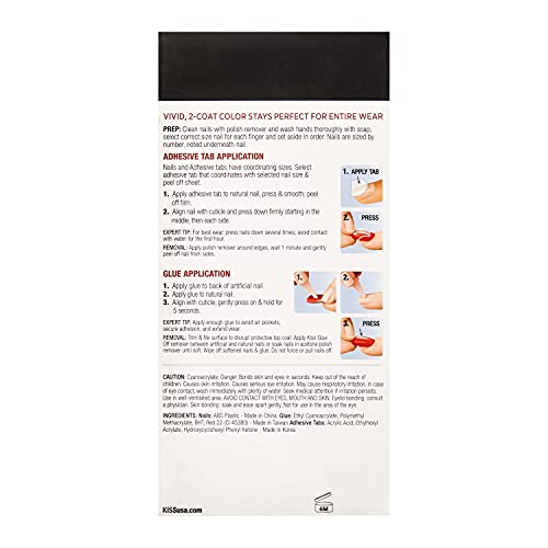 Kiss Salon Color She Wolf Halloween Design Nails Extra Long Stiletto 28 Count - Image 4