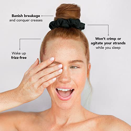 Kitsch Satin Scrunchies for Women and 2-in-1 Double Sided Hair Brush Cleaner Tool Set - Image 3