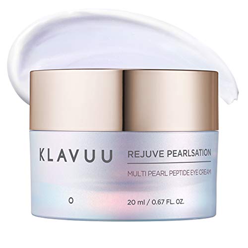 KLAVUU Rejuve Pearlsation Multi Pearl Peptide Eye Cream 20ml (0.7 fl.oz.) - Radiance & Anti Wrinkle Eye Care Cream with Enriched Pearl Extract, Nourishing & Moisturizing for Dull Skin