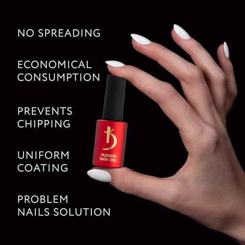 Kodi Professional SET 2in1 Rubber BASE 15ml. (0.5 Fl Oz) + NO STICKY TOP COAT 15ml. without sticky layer (0.5 Fl Oz) Gel LED/UV Nail Polish Coat Soak Off - Image 6