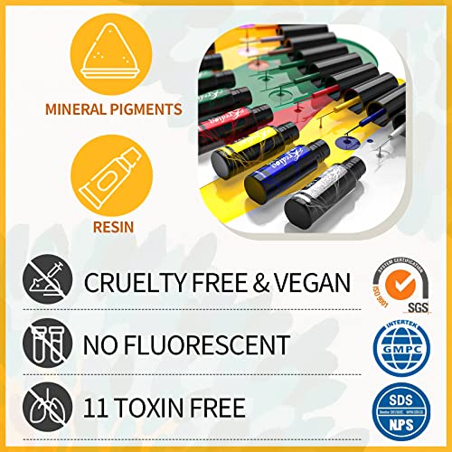 Kredioo Gel Liner Nail Art Polish, Christmas 12 Colors Soak off Polishes Kit for Fall Winter New Year Nails Designs UV Lamp Needed Salon Gel Polish with Thin Brush - Image 6