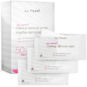 LA Fresh Makeup Remover Wipes with Vitamin E Gentle 50 Count