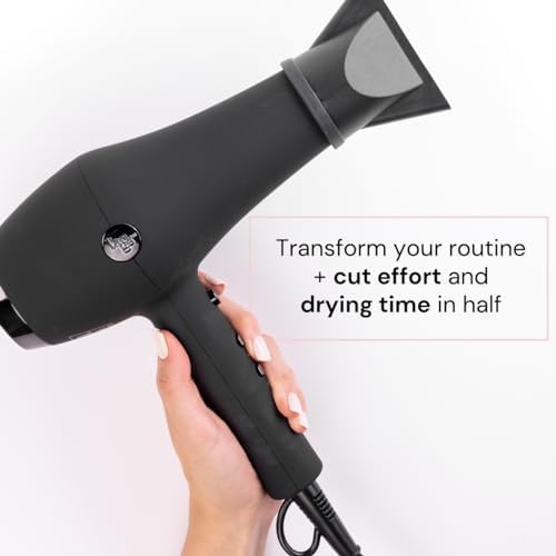 L'ANGE HAIR Soleil Lightweight Professional Hair Dryer 3 Heat 2 Speed Black - Image 4