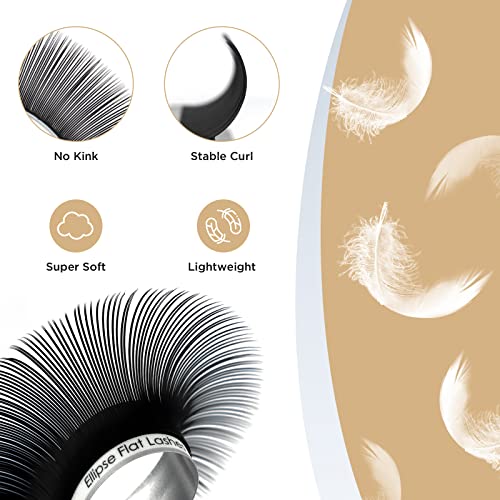 LASHVIEW 0.15mm C Curl Flat Mixed Length Eyelash Extensions for Natural Volume - Image 2
