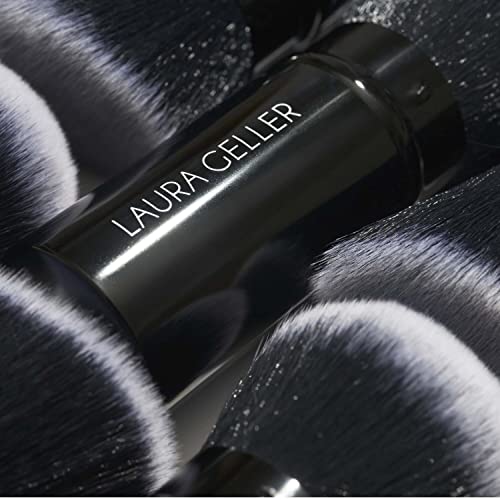 LAURA GELLER NEW YORK Baked Balance-n-Brighten Powder Foundation - Deep + Spackle Super-Size Skin Perfecting Makeup Primer - Ethereal Rose Glow + Retractable Airbrush Kabuki Brush - Image 8