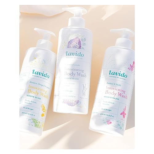 Lavido - Natural Patchouli + Vanilla Intoxicating Body Wash | Cleanse, Refresh + Hydrate Skin (13.5 fl oz | 400 ml) - Image 2