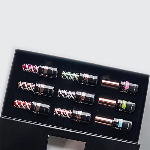 LDS Holiday Collection: 6 Gel Polishes, 1 Base Gel, 1 Top Gel, 1 Strengthener Gel - BACKSTAGE SECRET - 137, 013, 139, 141, 140, 138 - Image 3