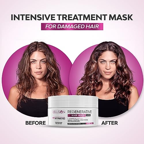 Leave-In Molecular Repair Hair Mask for Damaged Hair- Luxurious Deep Conditioner Treatment for Dry, Damaged Hairs - Promotes Growth, Shine, and Softness - Hair Care Solution (8 OZ) - Image 4
