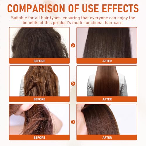 Leave In Spray Conditioner,Multi-Benefit Hair Treatment,Frizz and Damage Control,Detangles, Nourishes, & Smooths Hair Strands,All Hair Types (4pcs) - Image 8