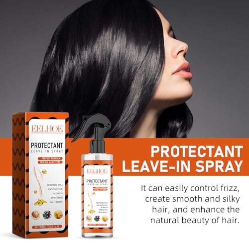 Leave In Spray Conditioner,Multi-Benefit Hair Treatment,Frizz and Damage Control,Detangles, Nourishes, & Smooths Hair Strands,All Hair Types (4pcs) - Image 7