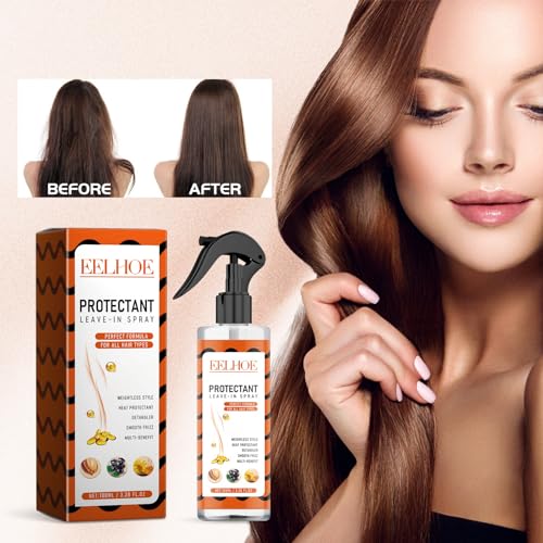 Leave In Spray Conditioner,Multi-Benefit Hair Treatment,Frizz and Damage Control,Detangles, Nourishes, & Smooths Hair Strands,All Hair Types (4pcs) - Image 4