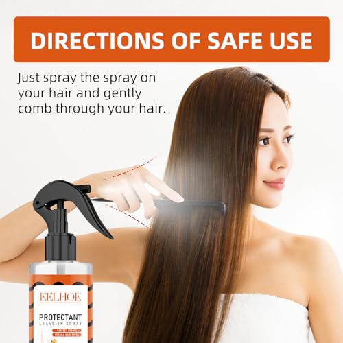 Leave In Spray Conditioner,Multi-Benefit Hair Treatment,Frizz and Damage Control,Detangles, Nourishes, & Smooths Hair Strands,All Hair Types (4pcs) - Image 3