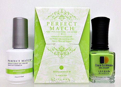 LECHAT Perfect Match Gel Polish & Nail Lacquer Duo PMS120 - Spearmint