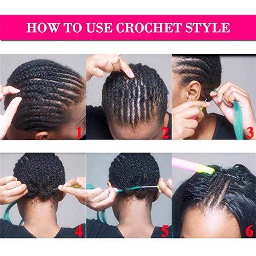 Liang Dian 22 Inch Pre-Stretched Synthetic Braiding Hair Extensions 6 Packs Mixed Colors - Image 8