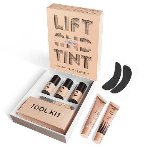 Libeauty Professional 3-in-1 Eyelash and Brow Lifting Perming Coloring Kit Complete Set - Image 9