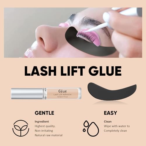 Libeauty Professional 3-in-1 Eyelash and Brow Lifting Perming Coloring Kit Complete Set - Image 5