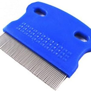 Lice Hair Comb Brushes Fine Egg Dust Nit Free Removal Stainless Steel Hair Accessories（Blue）