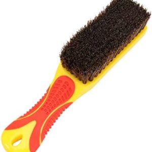 LIFKOME Hair Brush Deck Scrub Brush Sofa Cleaning Brush Leather Bag Cleaning Brush Shoe Polish Brush Men Beard Brush Duty Cleaning Leather Brush Sweep Man Bristle Brush Bristles