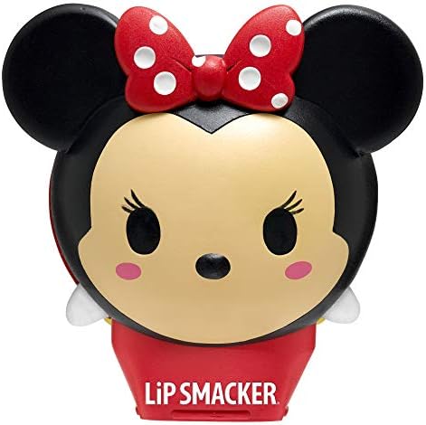 Lip Smacker Disney Minnie Mouse Tsum Tsum Flavored Lip Balm, Minnie Strawberry Lollipop, Clear, For Kids - Image 3