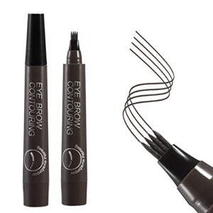 Waterproof Microblading Eyebrow Pen with Micro-Fork Tip for Natural Brows