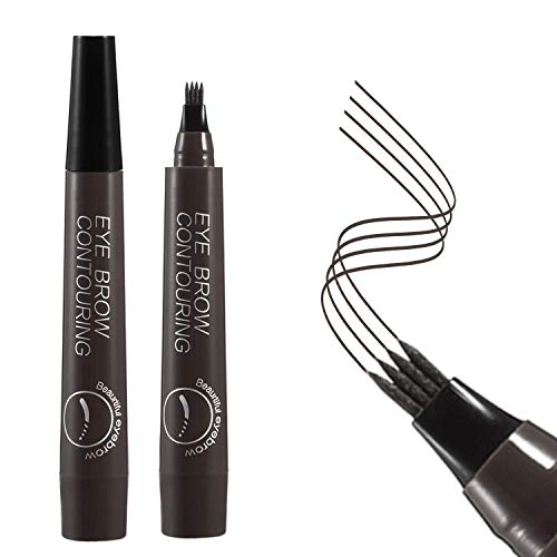 Waterproof Microblading Eyebrow Pen with Micro-Fork Tip for Natural Brows