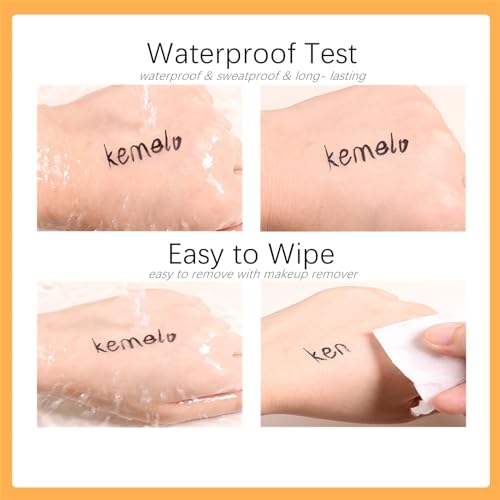 Brown Ultra Fine Tip Liquid Eyeliner Pen Waterproof Smudgeproof Quick Drying 1 Piece - Image 4