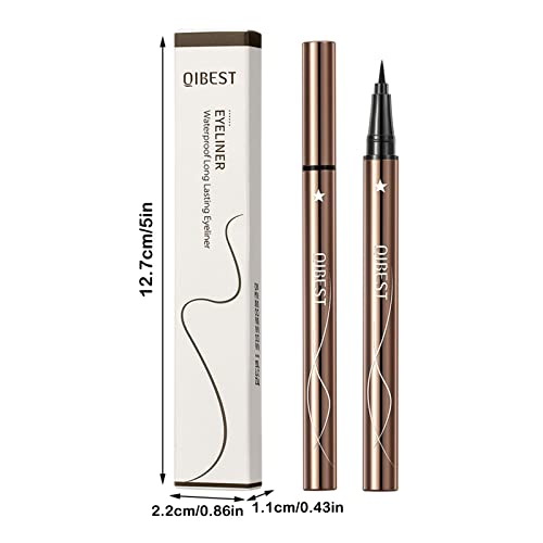Waterproof Liquid Eyeliner Pen Black or Brown Felt Tip Long Lasting Makeup - Image 7